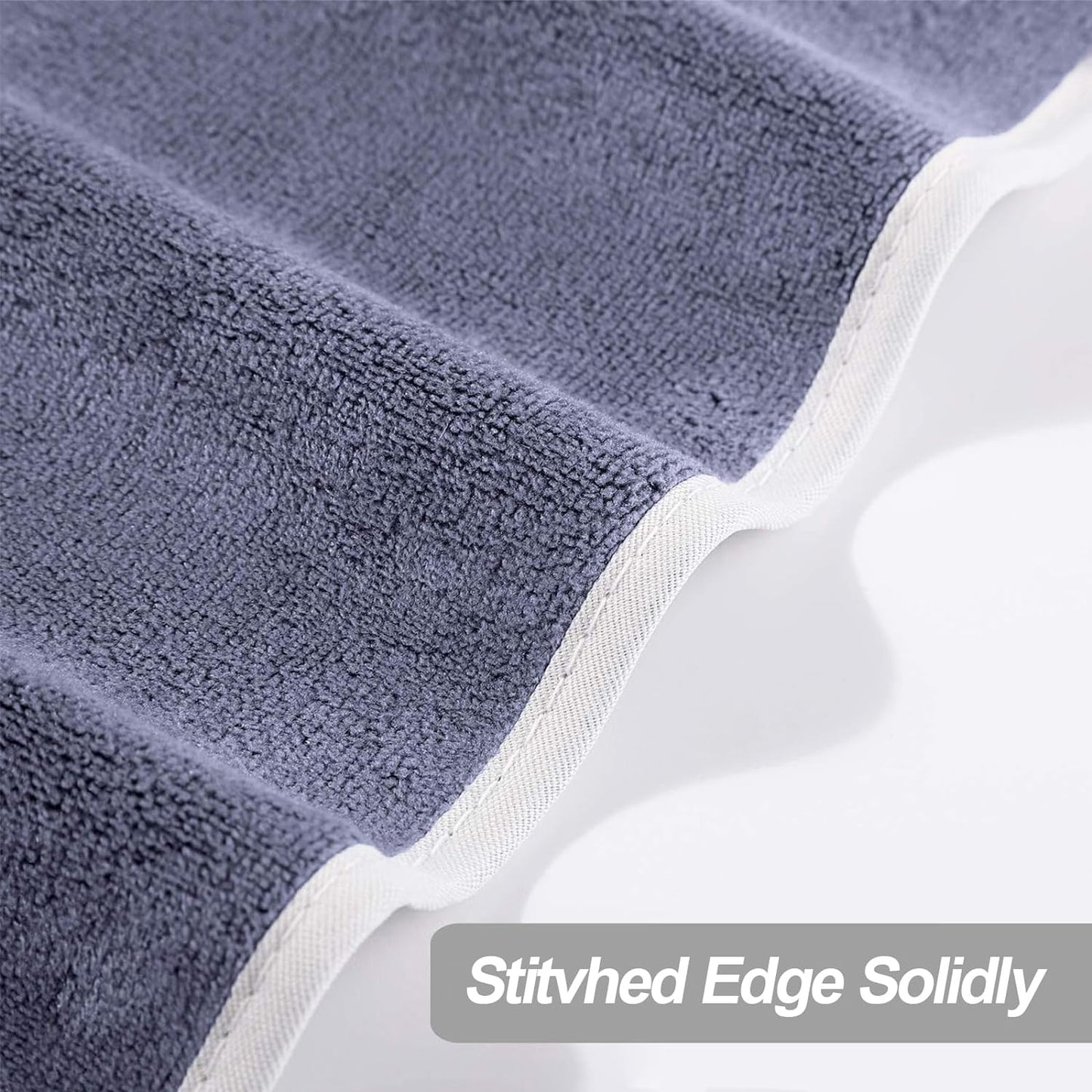 Microfiber Sports Towel Set for Men and Women, Quick-Drying and Ultra-Soft, 3-Pack (1 Blue, 1 Purple, 1 Gray, 14" x 29") - Ideal for Tennis, Yoga, Cycling, and Swimming