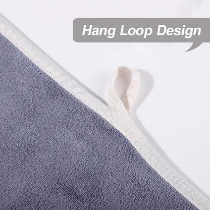 Microfiber Sports Towel Set for Men and Women, Quick-Drying and Ultra-Soft, 3-Pack (1 Blue, 1 Purple, 1 Gray, 14" x 29") - Ideal for Tennis, Yoga, Cycling, and Swimming