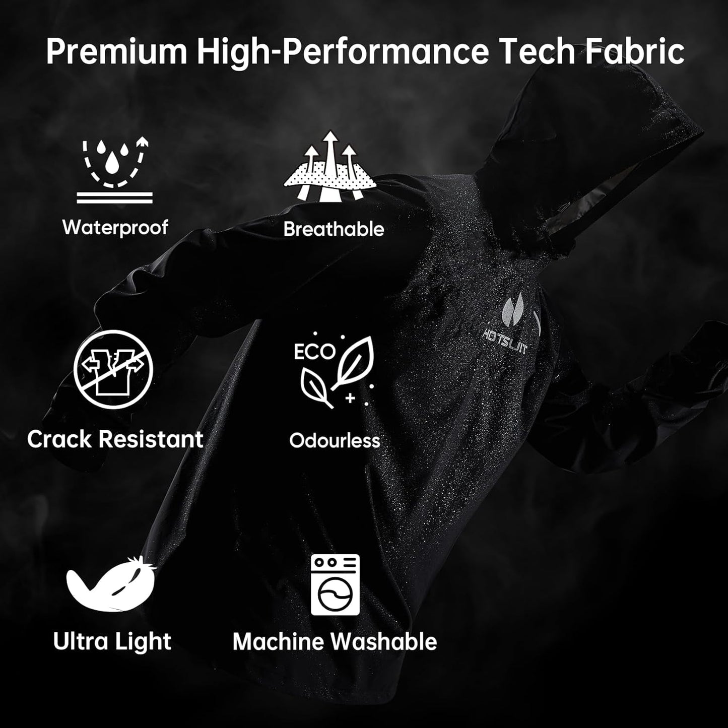 Sauna Suit for Men Sweat Sauna Jacket Pant Gym Workout Sweat Suits